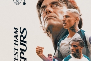 热刺发布对阵西汉姆海报：弗兰克、理查利森、范德文、库杜斯出镜