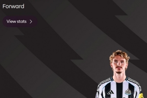 首秀建功，英超官方：沃尔特马德当选纽卡1-0狼队全场最佳球员