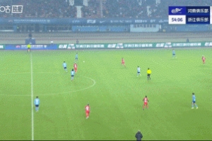 王钰栋送饼！王钰栋弧线球绕过河南防线，卡列洛打空门扳平比分