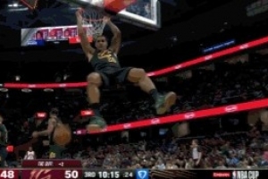 起势了！鲍尔单断助泰森反击暴扣 骑士不到两分钟9-0反超打停猛龙