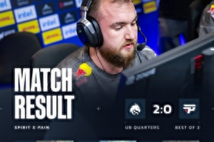 出汗了但不多！zweih关键大狙双杀救主 Spirit逆转横扫paiN