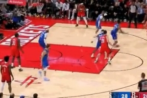 开张了！谢泼德持球弧顶命中撤步三分球