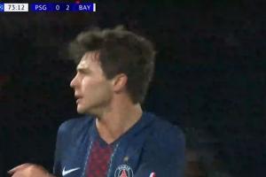 巴黎1-2拜仁！若昂·内维斯侧勾破门