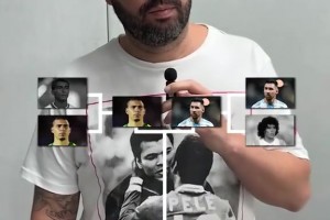 TNT首席记者：梅西是有史以来最好的球员，C罗不如济科