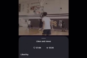 记仇普尔默默点赞前队友追梦打野球各种打铁+三不沾的视频