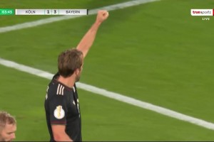 拜仁3-1扩大比分！基米希角球开出！凯恩头球破门双响！